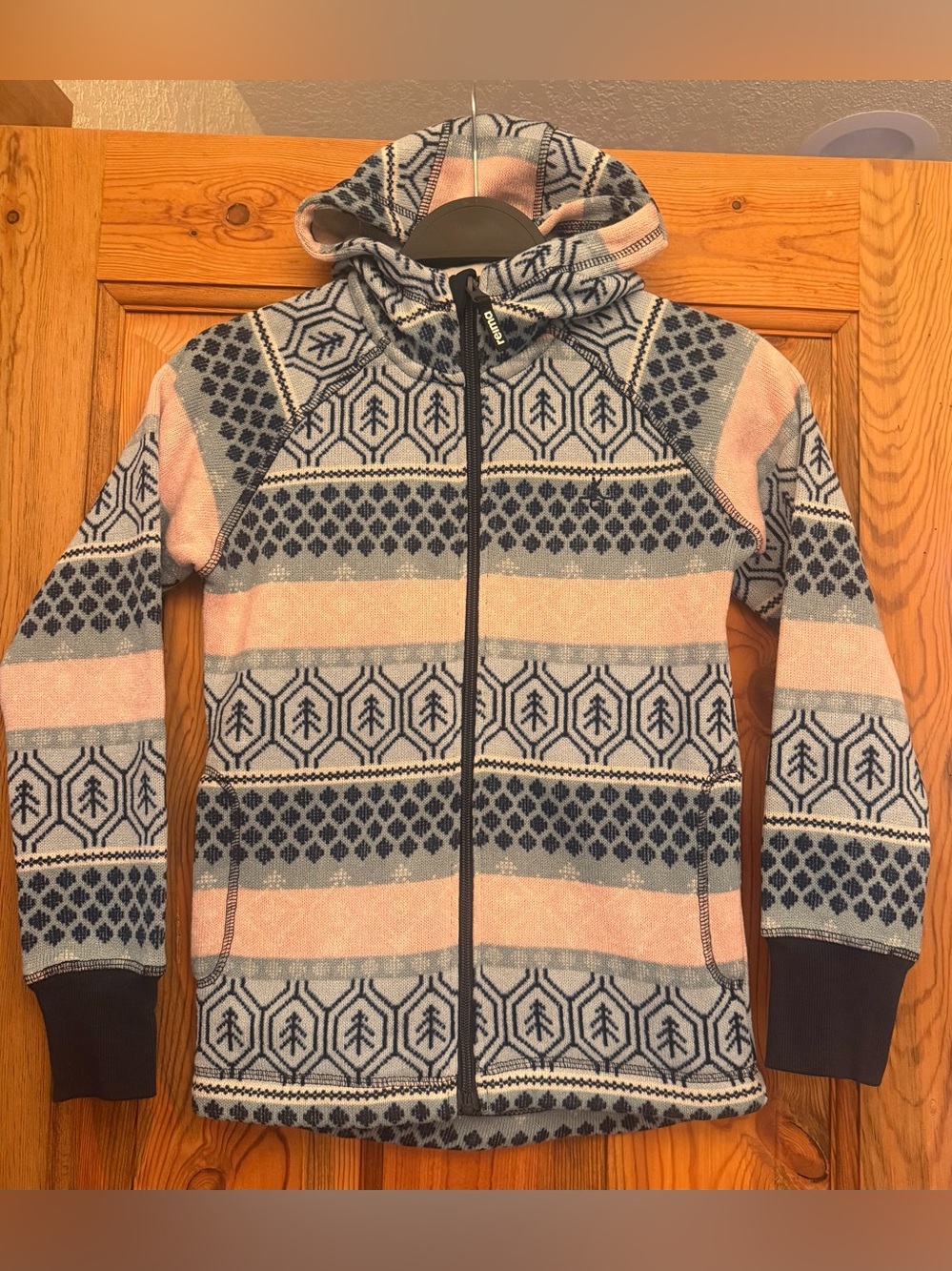 Reima Youth Kids Hooded Zip-Up Sweater Jacket size 10 New